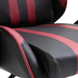 Chaise de jeu Rouge bordeaux Similicuir 