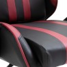 Chaise de jeu Rouge bordeaux Similicuir 