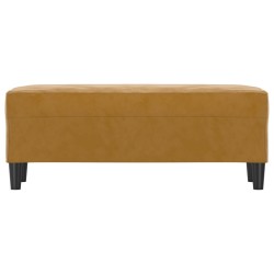 Banc Marron 100x35x41 cm Velours 