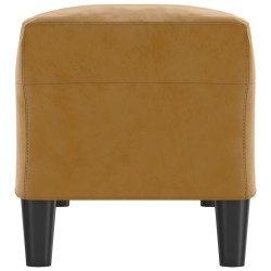 Banc Marron 100x35x41 cm Velours 