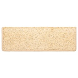 Tapis d'escalier 10 pcs 65x21x4 cm Marron 