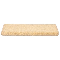 Tapis d'escalier 10 pcs 65x21x4 cm Marron 