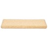 Tapis d'escalier 10 pcs 65x21x4 cm Marron 