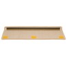 Tapis d'escalier 10 pcs 65x21x4 cm Marron 