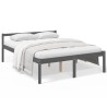 Lit pour personne âgée sans matelas 150x200 cm bois pin massif 
