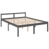Lit pour personne âgée sans matelas 150x200 cm bois pin massif 