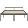 Lit pour personne âgée sans matelas 150x200 cm bois pin massif 