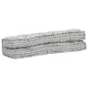 Coussin de canapé palette Gris clair Tissu Patchwork  