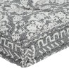 Coussin de canapé palette Gris clair Tissu Patchwork  