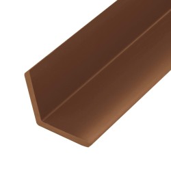 Cornière de terrasse 5 pcs WPC 170 cm Couleur teck 