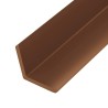 Cornière de terrasse 5 pcs WPC 170 cm Couleur teck 