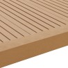Cornière de terrasse 5 pcs WPC 170 cm Couleur teck 