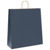 Sacs en papier 250 pcs avec poignées bleu 45x17x48 cm 