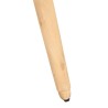 Tabourets de bar lot de 2 cuir véritable et bois de manguier 