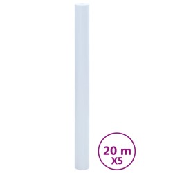 Films pour fenêtre 5 pcs statique dépoli blanc transparent PVC 
