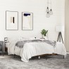 Cadre de lit sans matelas chêne fumé 150x200 cm 