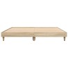 Cadre de lit sans matelas chêne sonoma 150x200 cm 