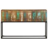 Table console 120x30x75 cm Bois de récupération massif 