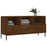 Meuble TV chêne marron 102x36x50 cm bois d'ingénierie 