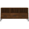 Meuble TV chêne marron 102x36x50 cm bois d'ingénierie 