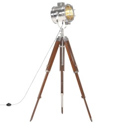 Lampadaire à trépied bois de manguier massif 165 cm        