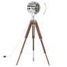 Lampadaire à trépied bois de manguier massif 165 cm        