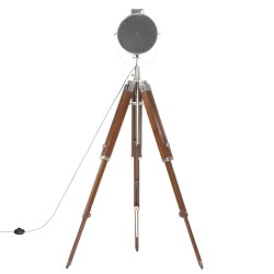 Lampadaire à trépied bois de manguier massif 165 cm        
