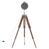 Lampadaire à trépied bois de manguier massif 165 cm        