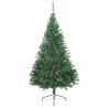 Sapin de Noël artificiel moitié avec support vert 240 cm PVC 