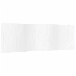 Cloison de séparation blanc 165x600 cm bambou 