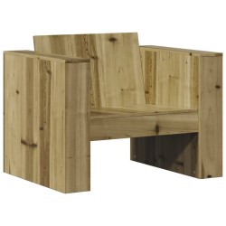 Canapé de jardin 79x60x62 cm bois de pin imprégné 