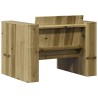 Canapé de jardin 79x60x62 cm bois de pin imprégné 
