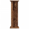 Support pour plantes vieux bois 33x33x100 cm bois d'ingénierie 