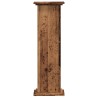 Support pour plantes vieux bois 33x33x100 cm bois d'ingénierie 