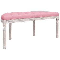 Banc Rose 110,5x45x49 cm Velours 