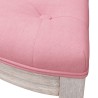 Banc Rose 110,5x45x49 cm Velours 