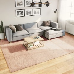 Tapis HUARTE à poils courts doux lavable rouge clair 240x340 cm 