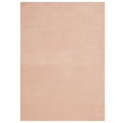 Tapis HUARTE à poils courts doux lavable rouge clair 240x340 cm 