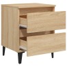 Table de chevet chêne sonoma 40x35x50 cm bois d'ingénierie 