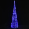 Cône lumineux décoratif pyramide à LED Acrylique Bleu 120 cm 