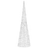 Cône lumineux décoratif pyramide à LED Acrylique Bleu 120 cm 
