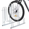 Support de vélo au sol autoportant pour 3 vélos acier galvanisé 