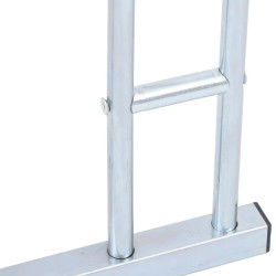 Support de vélo au sol autoportant pour 3 vélos acier galvanisé 