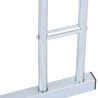 Support de vélo au sol autoportant pour 3 vélos acier galvanisé 