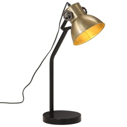 Lampe de bureau 25 W laiton antique 17x17x60 cm E27 