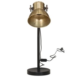 Lampe de bureau 25 W laiton antique 17x17x60 cm E27 