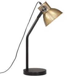 Lampe de bureau 25 W laiton antique 17x17x60 cm E27 