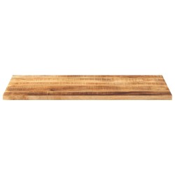 Dessus de table rectangulaire bois massif de manguier brut 