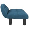 Lit pour chien bleu 70x52x30 cm velours 