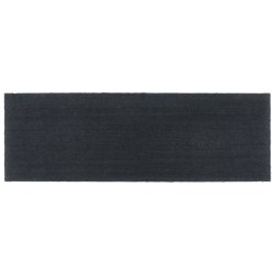 Tapis de porte gris foncé 100x300 cm fibre de coco touffeté 